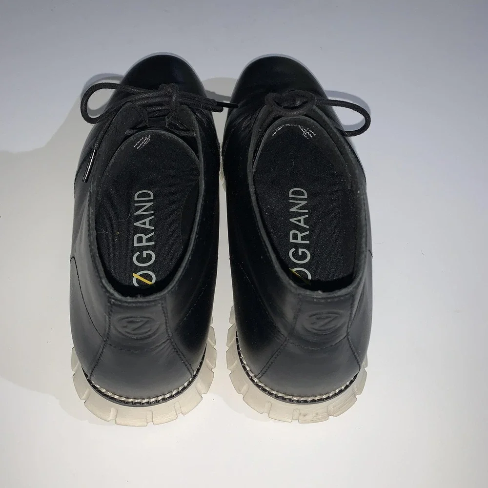 Cole Haan ZEROGRAND Chukka Boots Mens Size 13 Black Leather Grand.OS C35733